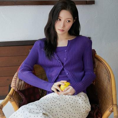 On On Cardigan Set With Sleeveless Top Nek6md414