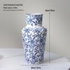 Chinese Blue and White Porcelain Ceramic Vase for Home Decor