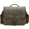 Rugged Wax Canvas Camera Messenger Bag DSLR Mirrorless Compact Cameras Men Women Outdoor Travel Vintage Style Shoulder
