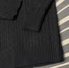 Embroidered Autumn-Winter Cable Knit Polo Sweater: Half-Zip Pullover with High Neck for Couples