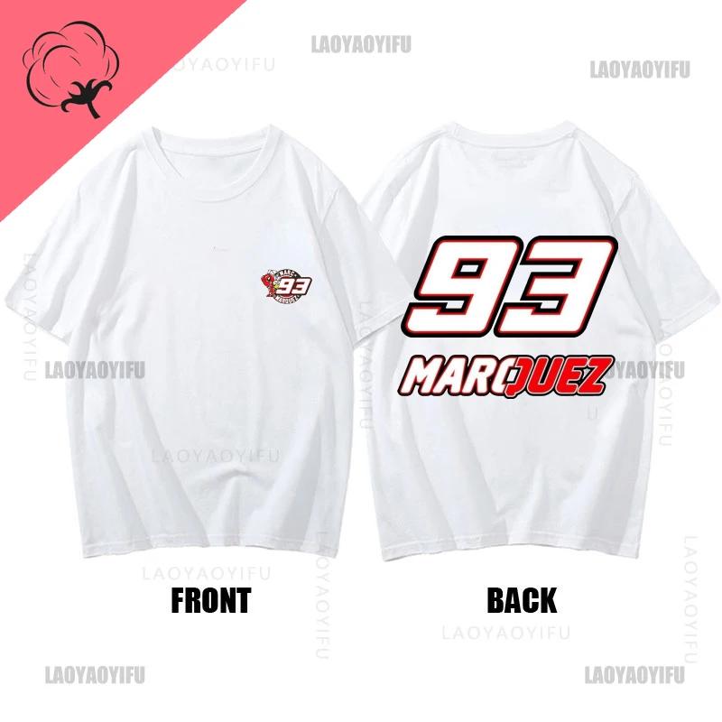 Cool Red Ant From Marquez Logo T-Shirts Men Women Marquez Motorcycle Racing Game 93  Short Sleeve Adult Clothing