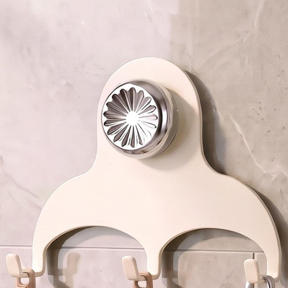 No Drill Suction Cup Kitchen Hooks Space Saving Storage Organizer Household Use