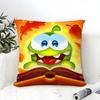 Puzzle Game C-Cut The Rope 1 Pillow Case Linen Pillow Case Sofa Home Decor Cushion Cover Cushion Cove