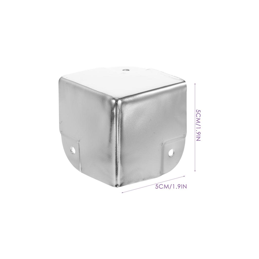10Pcs 35Mm Corner Protectors Heavy Duty Metal for Wooden Box Cabinet Safety Guard Retro Box Corner Protector Decorative Covers