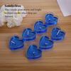 Pack of 10 Cake Candle Decorative Anniversary Prop Plastics Heart Shape Wedding Supplies Tealight Ornaments Birthday Candles
