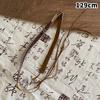 Simple Versatile Hand-Woven Tassel Wooden Beads Belt Ethnic Style Waist Chain Accessories Vacation Waist-Cinching Waist Rope