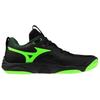 Mizuno Scarpe da Pallavolo Sportive Comode Wave Momentum Elite Scarpe Unisex Nero Verde V1GA251249