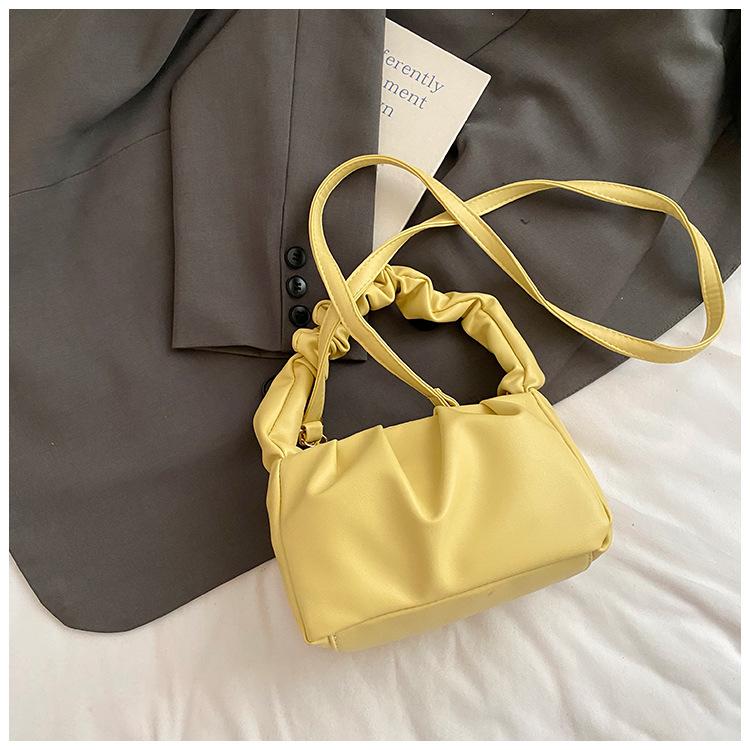 

Folded handbag bag women s 2025 new summer popular fashion versatile high sense commuter shoulder messenger bag