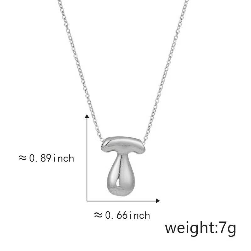 Cute Smooth Letter Necklace, Chubby Pendant, European and American Fashionable and Simple Collarbone Chain