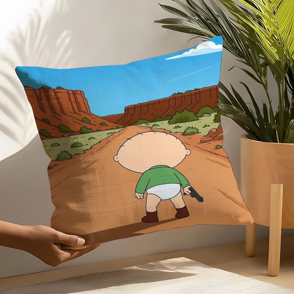 Hot Cartoon Ffamilies GuyS Pillow Case Home Living Room Decoration Linen Pillow Cases Cushion Cover