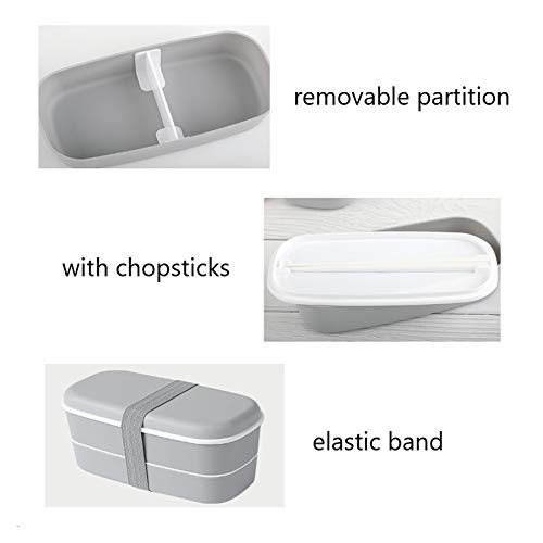 Microwaveable 2-Layer Lunch Box with Compartments, Leakproof Bento Box, Insulated Food Container, Pink