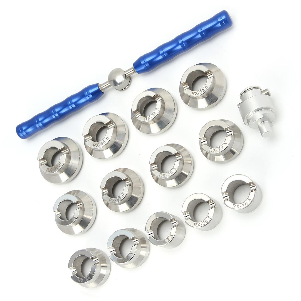 5537 Watch Case Opening Watch Back Cover Opener with Dies Watch Repairing Kit