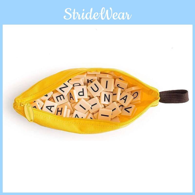 Plastic Kinder Spelletje Bananen 144 Stukjes Alfabet Solitaire Engelse Spelling Puzzel Speelgoed