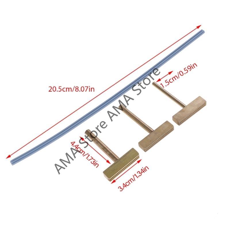30W/40W/60W T Soldering Iron Tips Solder Tip with free Hot Press Rubber Strip for LCD Screen Flex Cable Repair