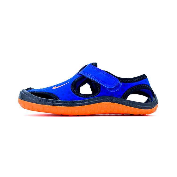 

Nike Sunray Protect Children s Sandals Blue Orange Children Aged 3 7 Years Old 344926-412 33.5