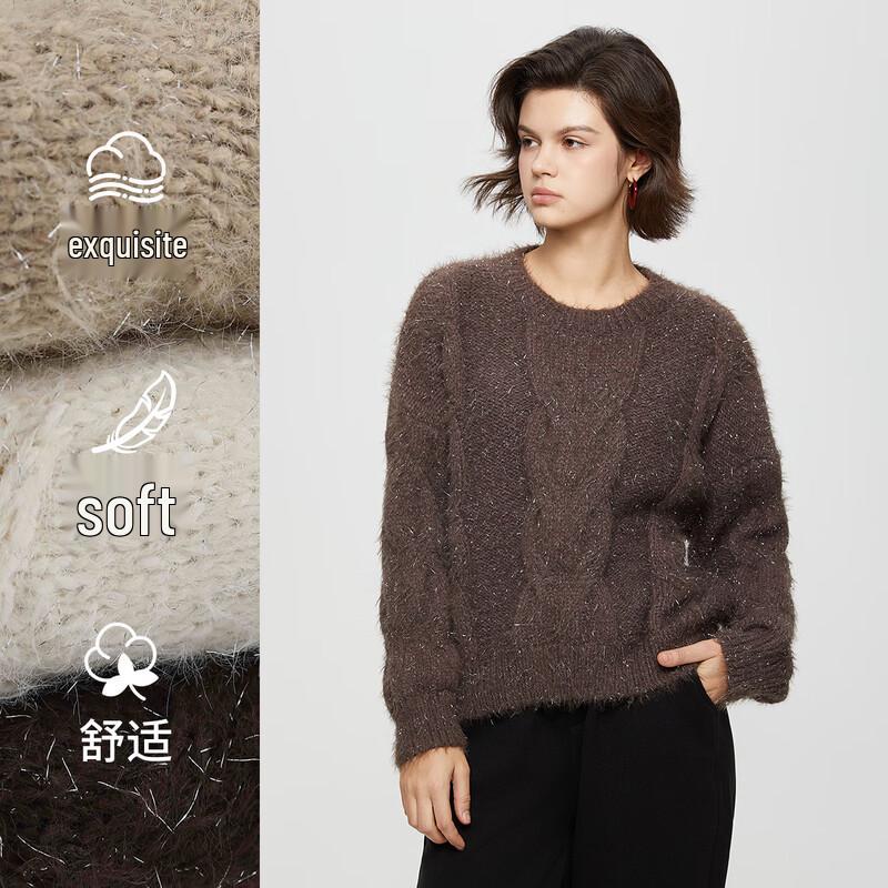 SheTu Women's Pullover Knit Sweater