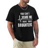 You Can'T Scare Me I Have Three Daughters T-Shirt Man Clothes Animal Prinfor Boys Men'S T-Shirts