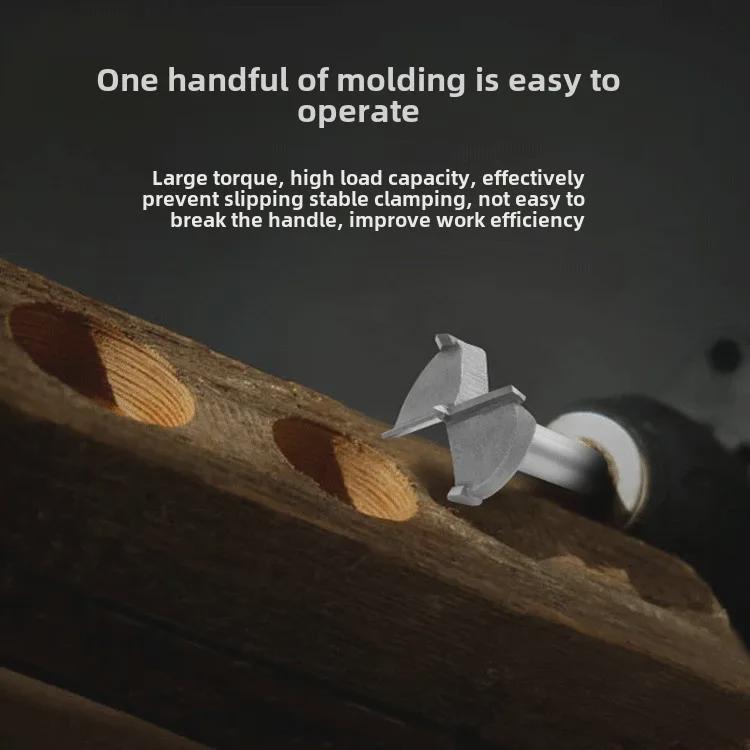 Carbide Woodworking Hinge Drill Bit 15-60mm – Hole Opener for Wood Board Expansion