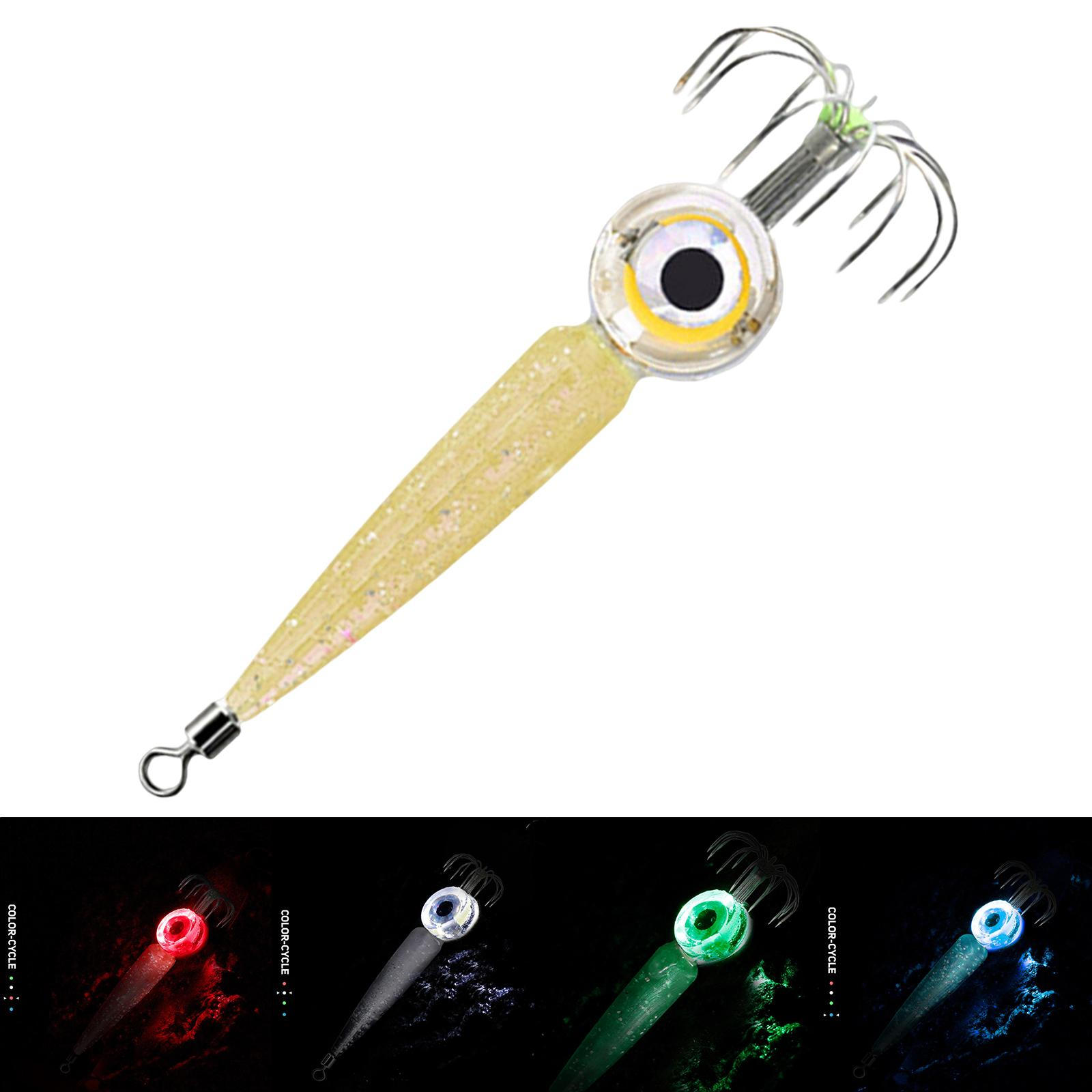 

Светодиодная лампа в виде кальмара с крючками Colorful