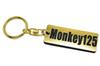 Monkey 125 Gold Black Double Ring Acrylic Original Keychain JB02 JB03 JB05 Muffler Handle Exterior Mirror Custom Parts Accessories A-646-1 &