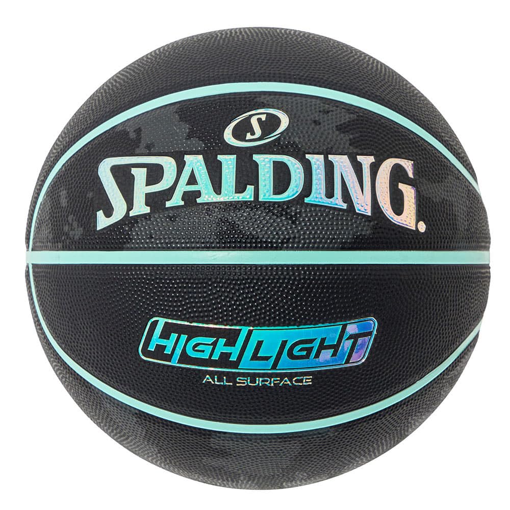 

Spalding Highlight Мятный Каучук, Черный x Мятный, Мяч размера 6, 85-154J