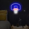 Basketballkorb Neonschild für Raumdekoration Schlafzimmerwand Basketball Neonschilder Cooles Neonschild für Raum Schlafzimmer Geschäft Weihnachts-Geburtstags-Schilder Kindergeschenk