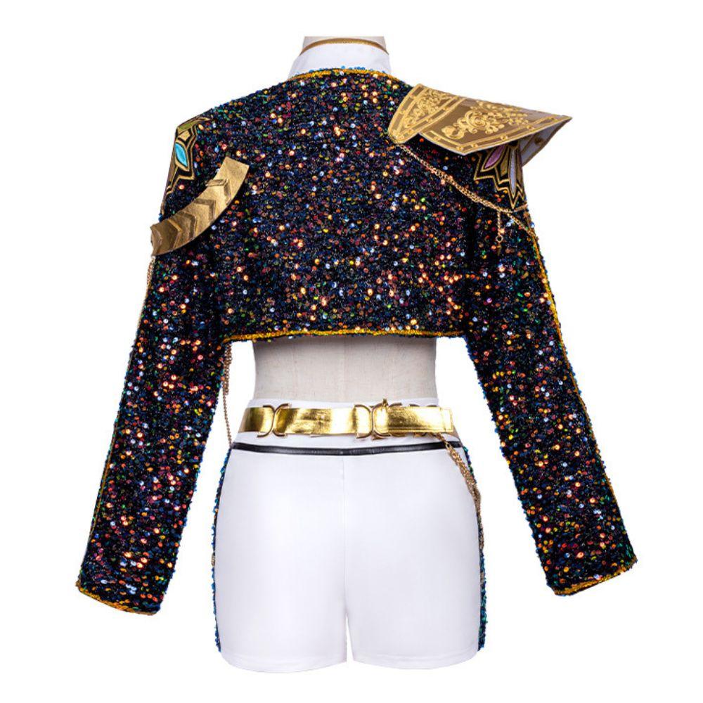Girls Roleplay Glitter Costume Cosplay Shiny Costume Cosplay Disguise for Women Suit Outfits Halloween Xmas Carnival Party Suit