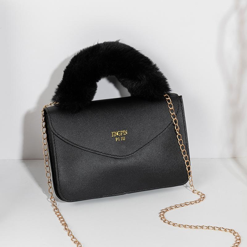 Small bag women's new fashion trend chain bag bag single shoulder simple Mao Mao handbag