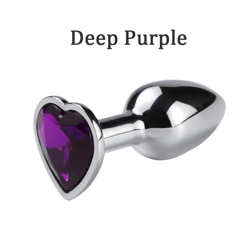 Juguetes sexuales con tapón Anal de acero inoxidable liso, tapón Anal, joyería de cristal, entrenador para mujeres, hombre, consolador Anal Runyu, Sex Shop para adultos