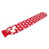 Hot Water Bottle Soft Rubber Knitting Sleeve Hot Water Bag for Warming Shoulders Neck Waist Red 2L