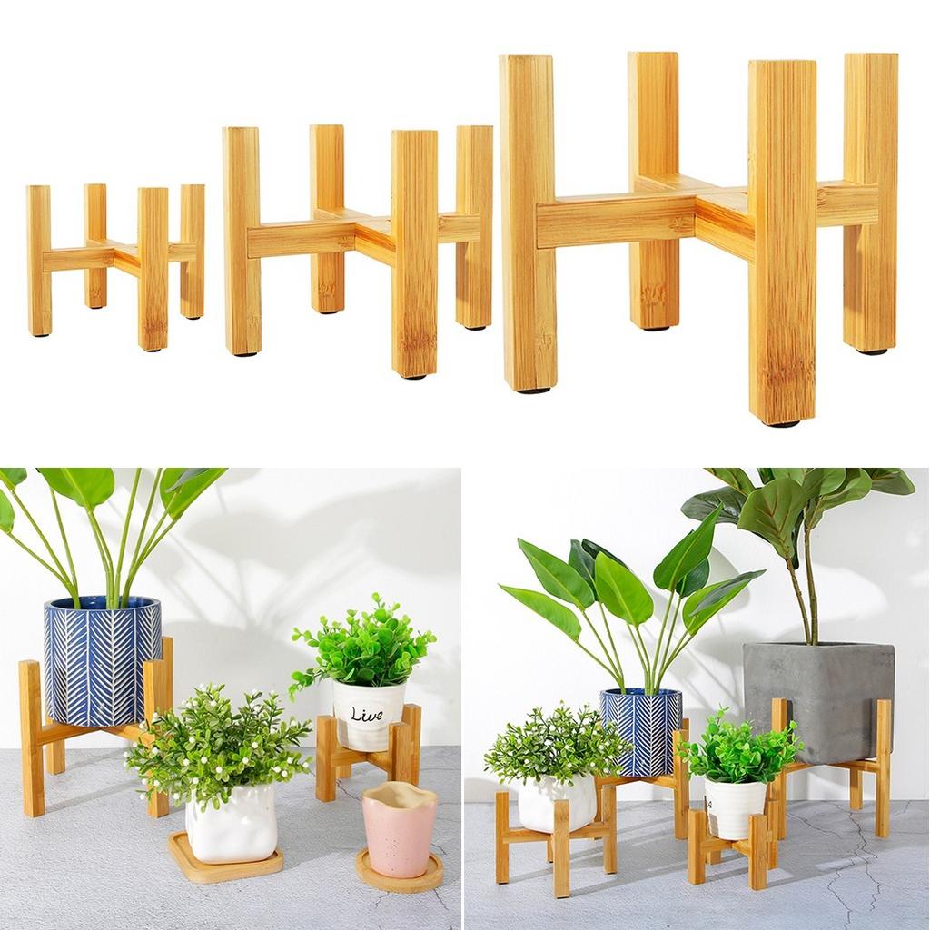 Suport modern din lemn pentru plante, suport pentru ghivece de flori, raft pentru bonsai, decor pentru casă și grădină