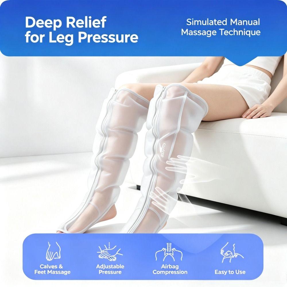 Dynamische Kompressions-Luftkompressions-Beinmassagegerät-Stiefel Zyklische Druckbeaufschlagung Senioren-Beinmassagegerät Salon