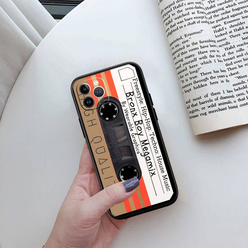 MH3 Vintage Boombox Tape Phone Shell Case for iPhone 7 8 11 12 13 14 15 16 17 16E XS Pro Max XR X SE Air