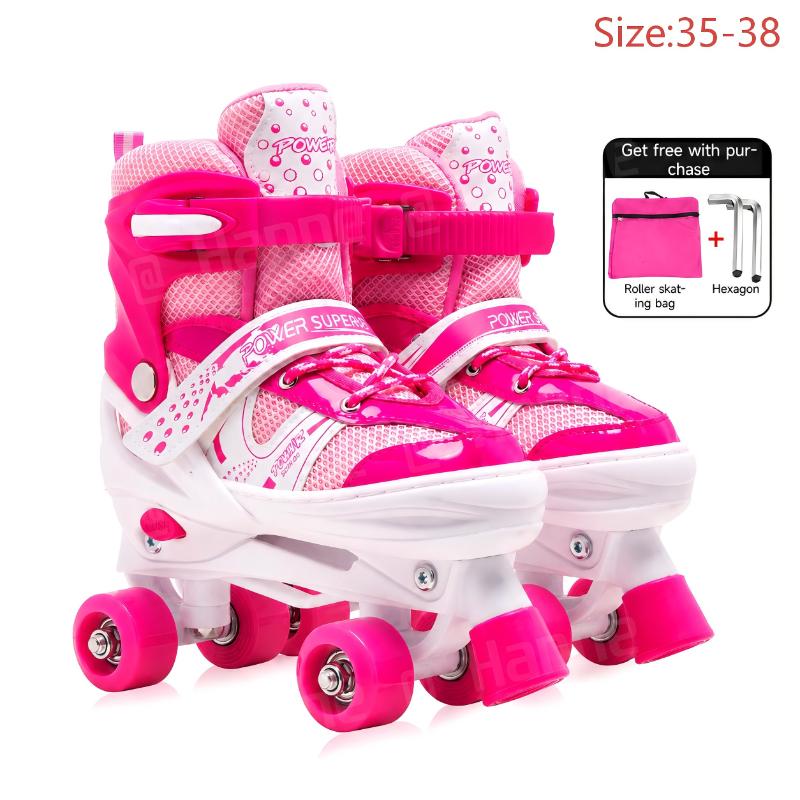 Roller Skate Shoes For Kids Adj Quad Skates Roller Skate Blades Skate Shoes For Girls Boys