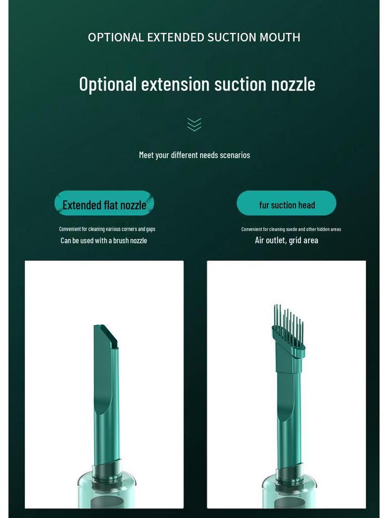 Wireless High-Power Handheld Vacuum Cleaner for Home & Car – Dual-Use with Strong Suction