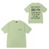 Short Sleeve T-Shirt Couples Street Style Letter Print Loose Fit Breathable Top