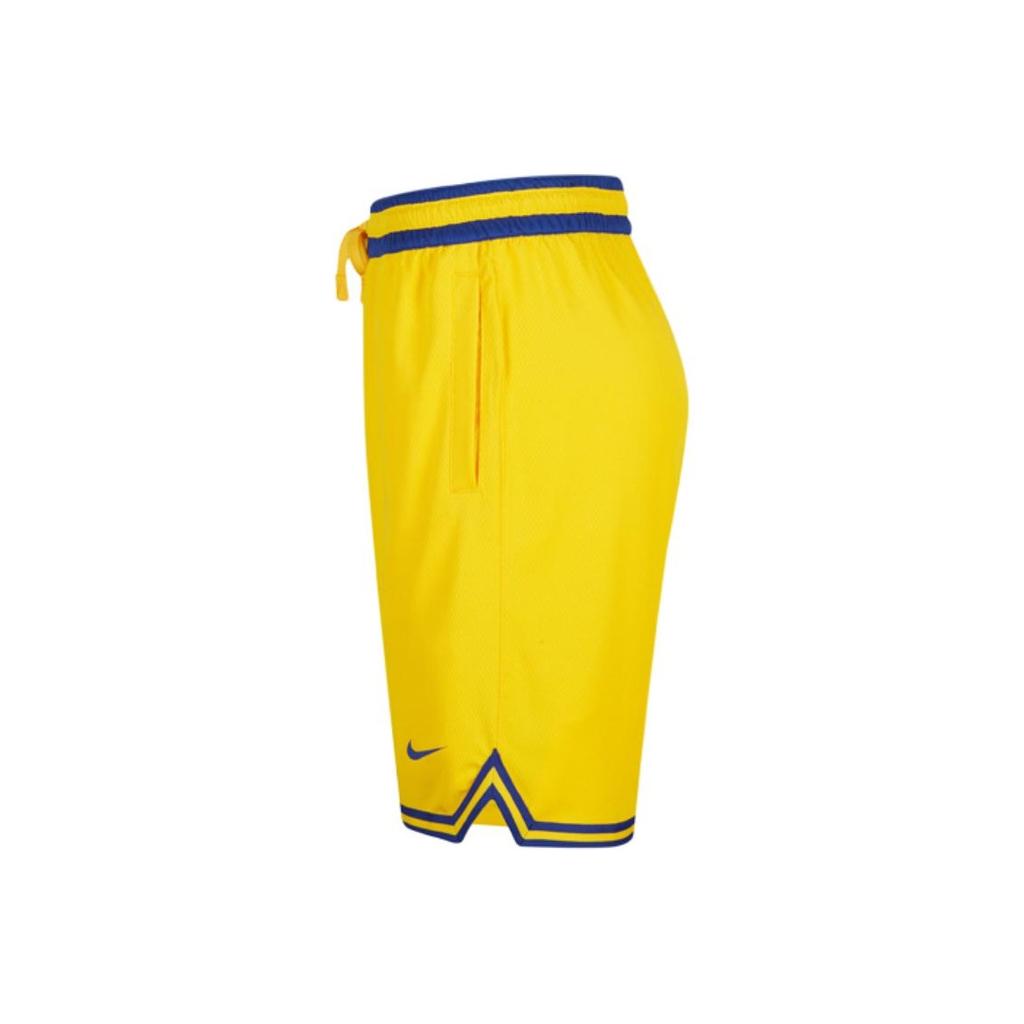 Nike Oświadczenie Dna Nba Spodenki Golden State Warriors Męskie Spodnie Żółte AV6461-728