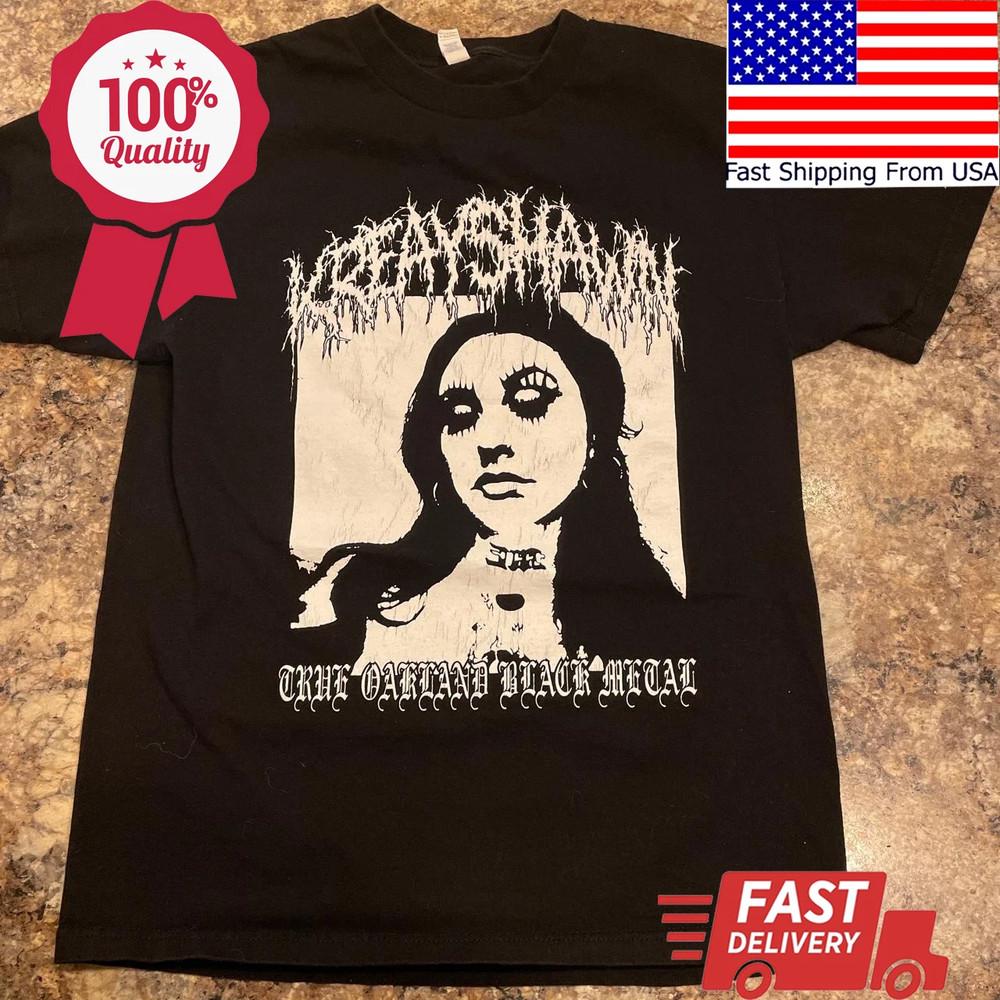 

Kreayshawn True Oakland Black Gift For Fan T Shirt Size S5XL Unisex T-Shirt XXXXL