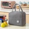 Little Bear Portable Insulated Lunch Bag - Aluminum Foil Bento Handbag for Office Workers