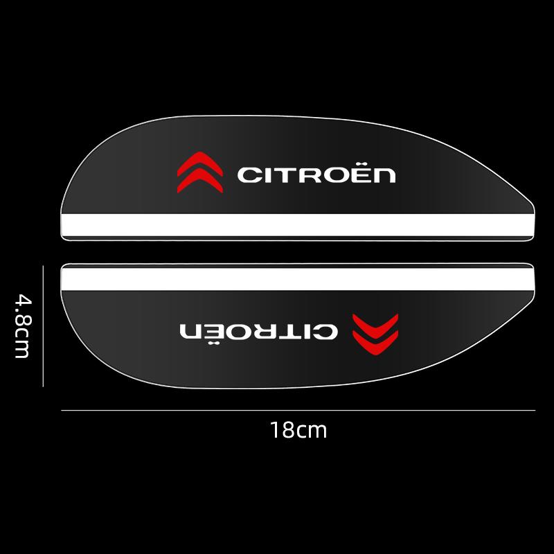 Pro Citroen C1 C2 C3 C4 C5 C6 C8 C4L DS3 Průhledný kryt zpětného zrcátka Boční zrcátko Ochrana proti dešti Obočí Clona proti slunci Autopříslušenství