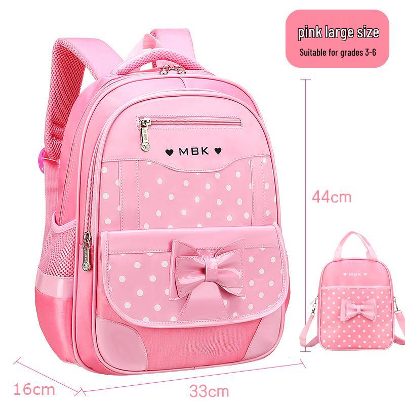 Plecak na kółkach w stylu koreańskim dla dziewcząt, w wieku 6-12 lat, klasy 1-3, 5-6 z szelkami redukującymi obciążenie.