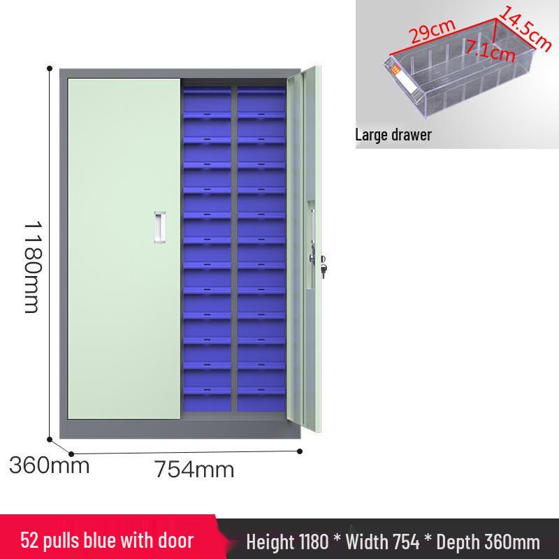 Parts & Screws Storage Cabinet with Iron Sheet Drawers