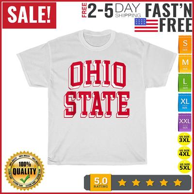 Ohio State Buckeyes Vintage Block Offiziell Lizenziertes Vintage T-Shirt Herren Damen T-Shirts Oberteil Herren Damen