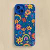 Colorful Flowers Rainbow Phone Case For iPhone 16 15 14 13 12 11 Pro Max 16E 7 8 Pus XR XS X SE2 Shockproof Silicone Soft Cover