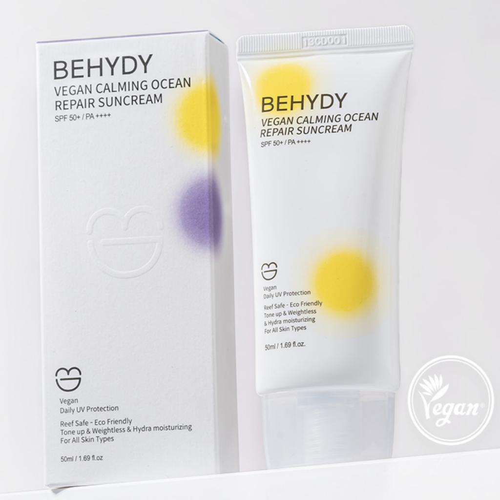 [BEHYDY] Vegan Calming Ocean Repair Suncream 50ml SPF50+