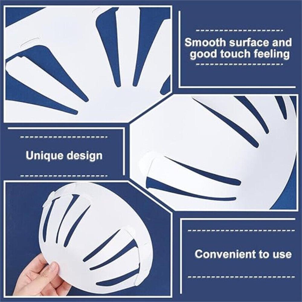 10Pcs White Hat Insert Caps Liners Protector Holder Cap Fitter Inserts Portable Hat Inner Support