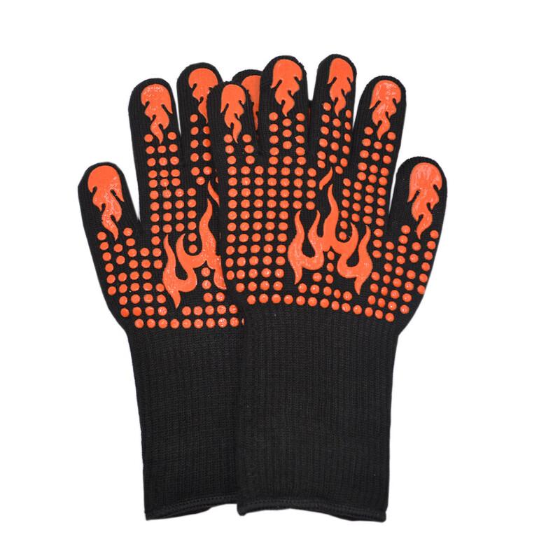 Muqingqing Hochtemperatur-Rutschfeste Handschuhe