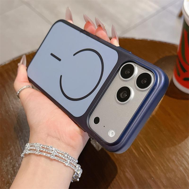 Apple 17/16 Pro Max Baked Paint Anti-Fall Phone Case with Fine Ring