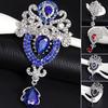 Brooch Exquisite Crown Design Luxury Fashion Diamante Brooch Pin for Holiday