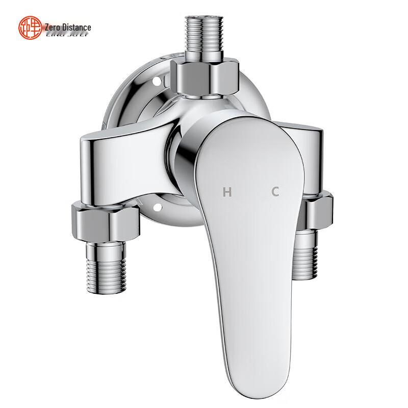 LINGJULI Brass Exposed Shower Mixer Faucet